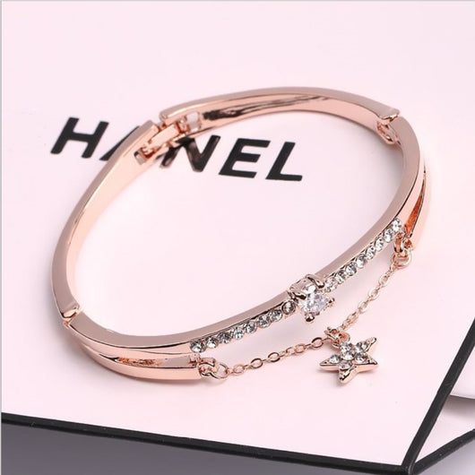 Pulsera de Moda en Oro Rosado