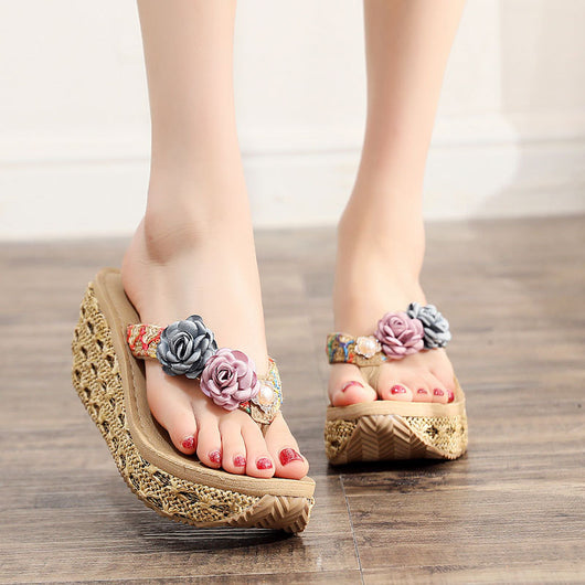 Sandalias Plataforma Bohemias para Playa - Chanclas Cómodas para Mujer - Image 6