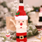 Juego de Botellas Decorativas Navideñas para Vino y Champagne