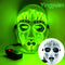 Mascarilla Con Nudo Verde Fluorescente