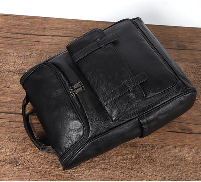 Mochila de Cuero Genuino Gran Capacidad Premium - Image 18