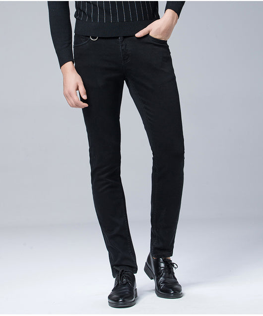 Pantalones Casuales Elásticos Hombre Talla Grande - Corte Recto Slim Fit - Image 2