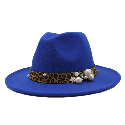 Sombrero Fedora de Lana para Mujer con Ala Ancha - Image 12