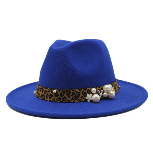 Sombrero Fedora de Lana para Mujer con Ala Ancha - Image 12