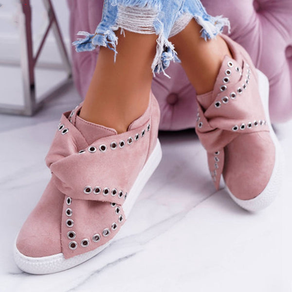 Zapatos casuales para mujer con remaches