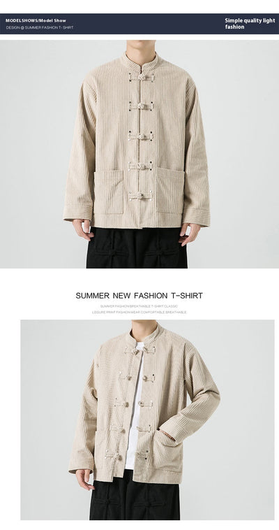 Chaqueta de Pana Han Mejorada - Abrigo Versátil de Algodón - Image 16
