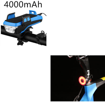 Luz Delantera Multifunción 4 en 1 para Bicicleta con Linterna, Bocina, Power Bank y Soporte - Image 12