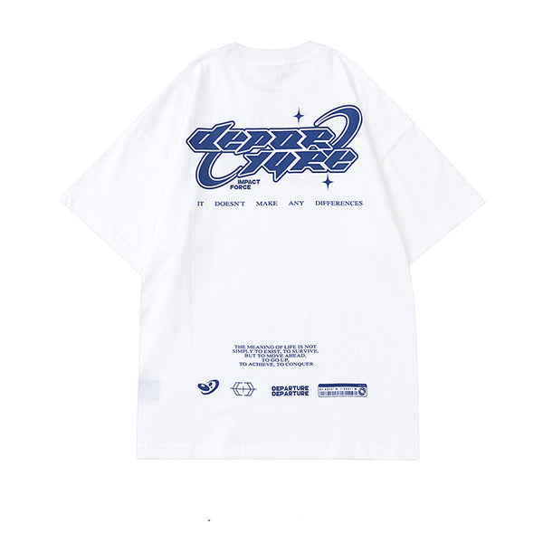 Playera Estampada con Letras - Diseño Minimalista y Moderno