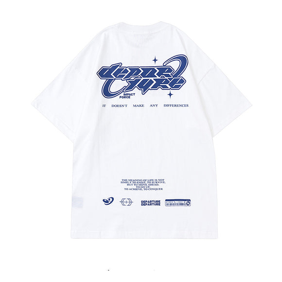 Playera Estampada con Letras - Diseño Minimalista y Moderno