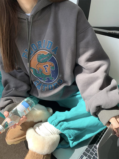 Sudadera Estampada con Capucha Versátil para Mujer - Image 19