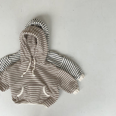 Sudadera Infantil a Rayas Suelta y Cómoda - Image 20