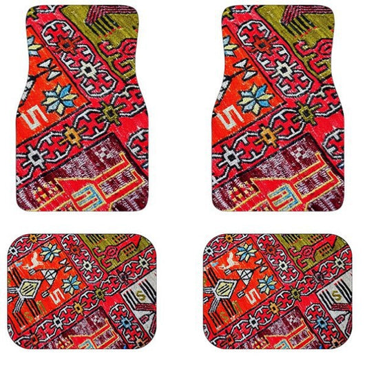 Juego de Tapetes para Auto Estilo Bohemio Retro - Image 16