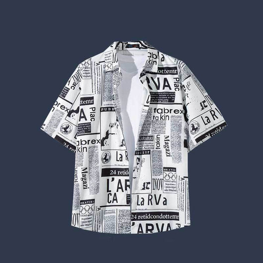 Camisa Floral Vintage con Estampado Óleo para Hombre - Image 12