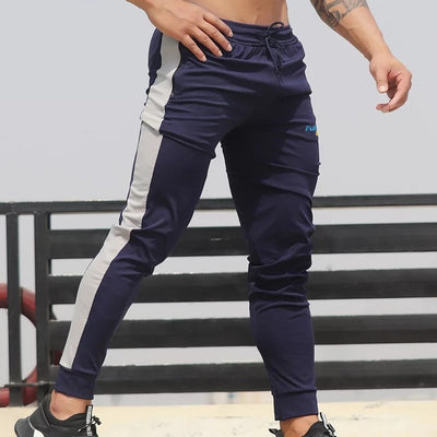 Pantalones Deportivos Slim Fit con Bloques de Color para Hombre - Image 2