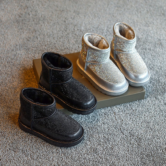 Botas Infantiles de Terciopelo Premium - Calidez y Estilo - Image 2