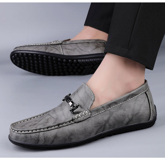 Zapatos de Cuero Genuino Transpirables Talla Grande para Hombre - Image 10