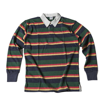 Polo Retro de Manga Larga con Rayas - Camiseta Clásica para Hombre - Image 5