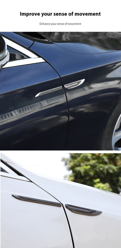 Adhesivo Lateral de Fibra de Carbono con Hoja Metálica - Personalidad Automotriz - Image 15