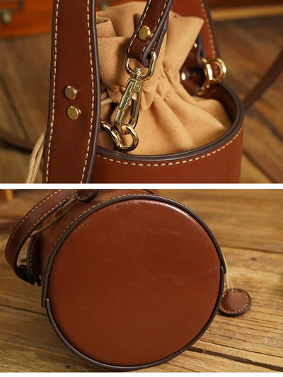 Bolso Bucket de Cuero Artesanal para Mujer - Regalo Perfecto - Image 5
