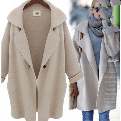 Cardigan Suelto de Otoño para Mujer - Abrigo Suéter Elegante - Image 5