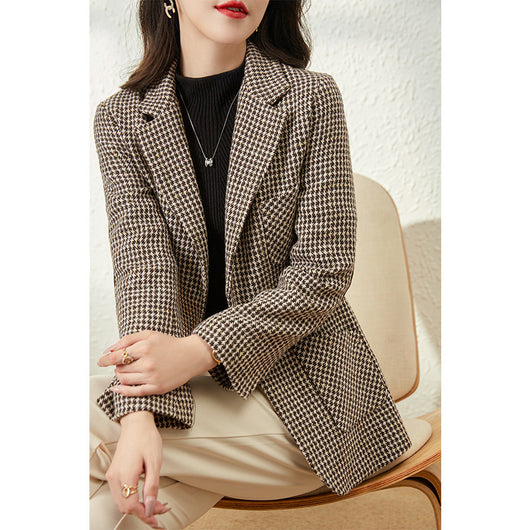 Chaqueta de Lana Corta para Mujer - Abrigo de Invierno Elegante - Image 10