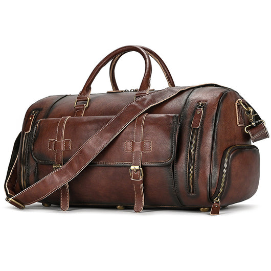 Bolsa de Viaje en Cuero Curtido al Vegetal para Hombre - Image 5