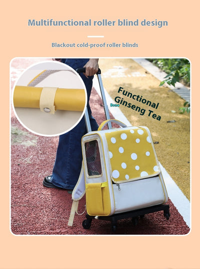 Bolsa Transportadora Extensible para Mascotas con Asa de Arrastre - Image 9