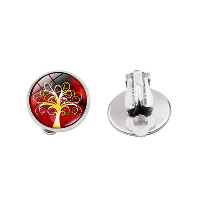 Aretes Árbol de la Vida con Gema Brillante - Image 23