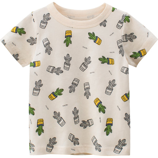 Camiseta Manga Corta Verano para Niños - Ropa Infantil Fresca y Cómoda