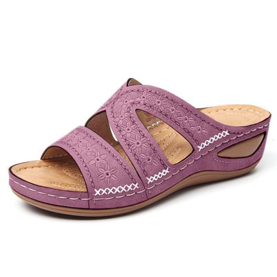 Pantuflas Retro para Mujer con Bordados Artesanales - Image 9