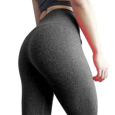 Leggings Deportivos Realza Glúteos Cintura Alta Color Liso - Image 3