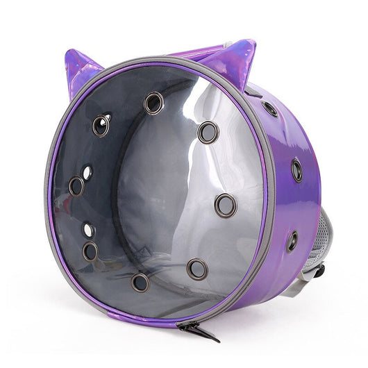 Mochila Transportadora Transparente para Mascotas - Portátil y Respirable - Image 18