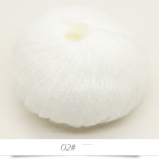 Suéter y chal de mohair para bebé con detalle de tejido - Image 28