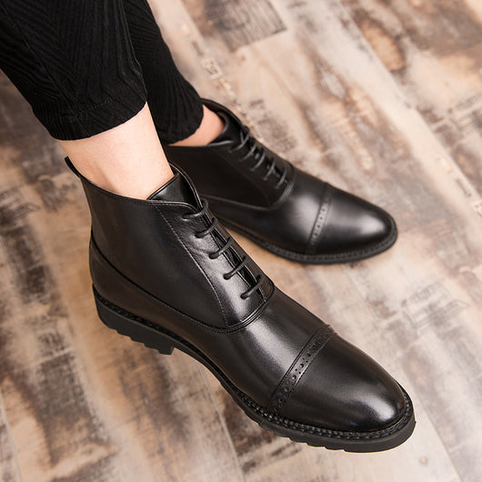 Zapatos Casuales Retro Británicos Talla Grande para Hombre - Image 3