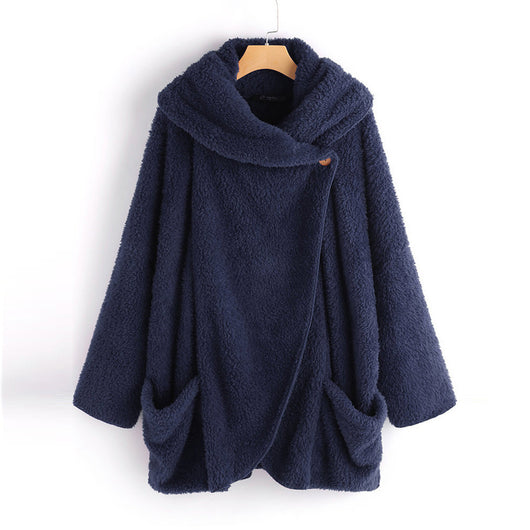 Cardigan Oversized con Cuello Solapa y Mangas Murciélago - Image 17