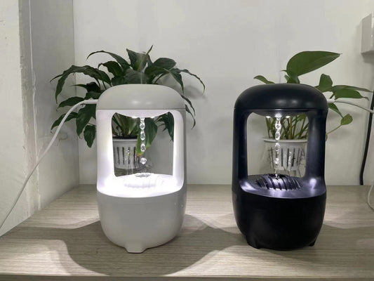 Humidificador Antigravedad con Aromaterapia y Efecto Gota de Agua