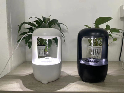 Humidificador Antigravedad con Aromaterapia y Efecto Gota de Agua