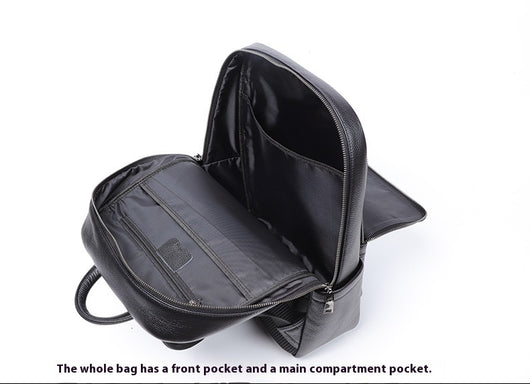 Mochila de Cuero para Viajes - Diseño Moderno para Hombre - Image 13