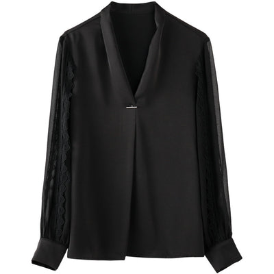 Blusa de Gasa con Bordados Patchwork - Image 6