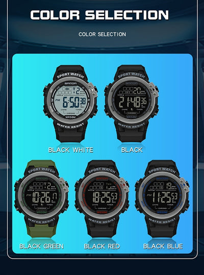 Reloj Inteligente Luminoso para Hombre - Estilo Juvenil Multifuncional - Image 10