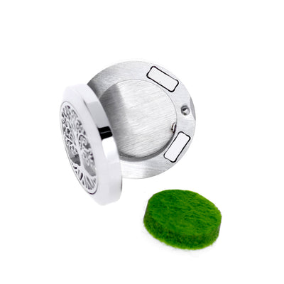 Mancuernillas de acero inoxidable con letras huecas para hombre - Image 2