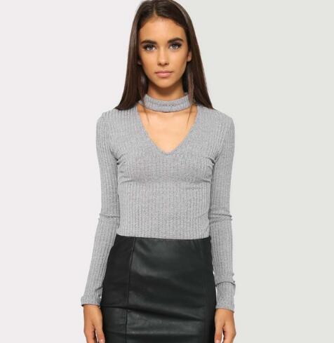 Jumpsuit Halter Ajustado de Punto para Mujer - Otoño Invierno Negro - Image 3