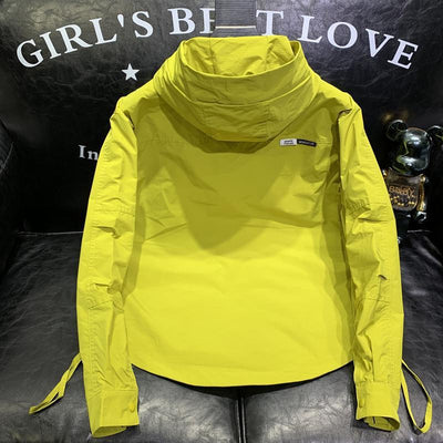 Chaqueta de Trabajo Casual con Capucha - Abrigo Shell para Hombre - Image 33