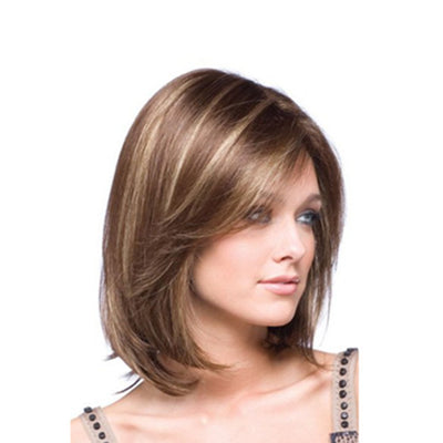 Peluca Corta Estilo Europeo y Americano para Mujer