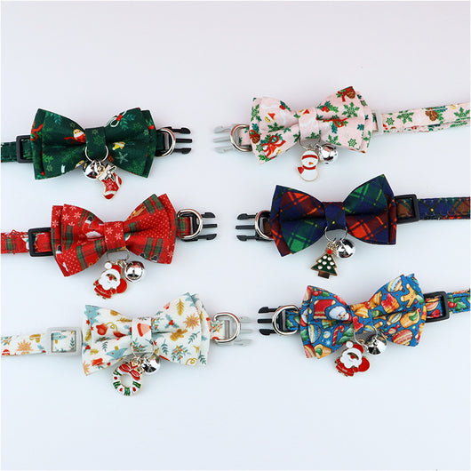 Collar con Moño Navideño para Mascotas en Poliéster - Image 6