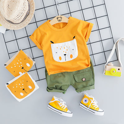 Conjunto Infantil de Algodón con Manga Corta - Image 5