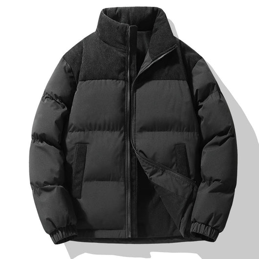 Abrigo Acolchado Unisex de Cuello Alto para Invierno - Image 7