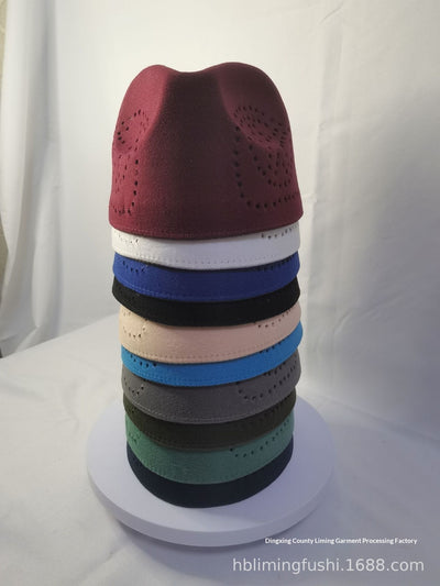 Gorro Étnico Hui de Oración Unisex - Diseño Versátil de Color Sólido - Image 7