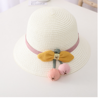 Sombrero de Paja Protección Solar para Niñas - Diseño Veraniego - Image 6