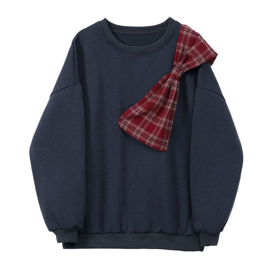 Suéter Elegante con Lazo para Mujer - Diseño Exclusivo Talla Grande